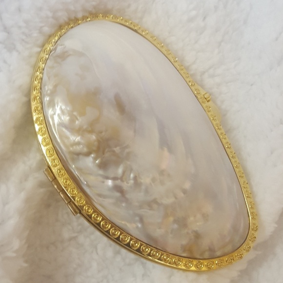 mother of pearl clutch purse